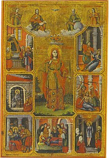Nuova vergine martire Kyranna di Salonicco (1751)
